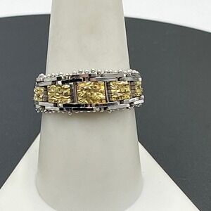 IBB Italy 925 Silver Two-Color
International Bullion Broker Vermeil
Mesh Ring